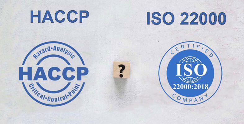 so sánh HACCP và ISO 22000