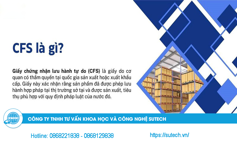 Quy trình cấp giấy chứng nhận lưu hành tự do cho doanh nghiệp 1 CFS là gì?