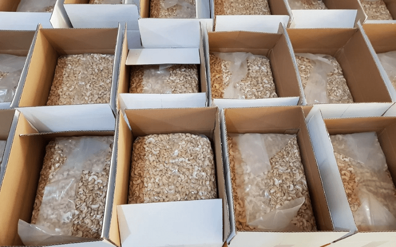 Quy cách đóng gói hạt điều đạt chuẩn