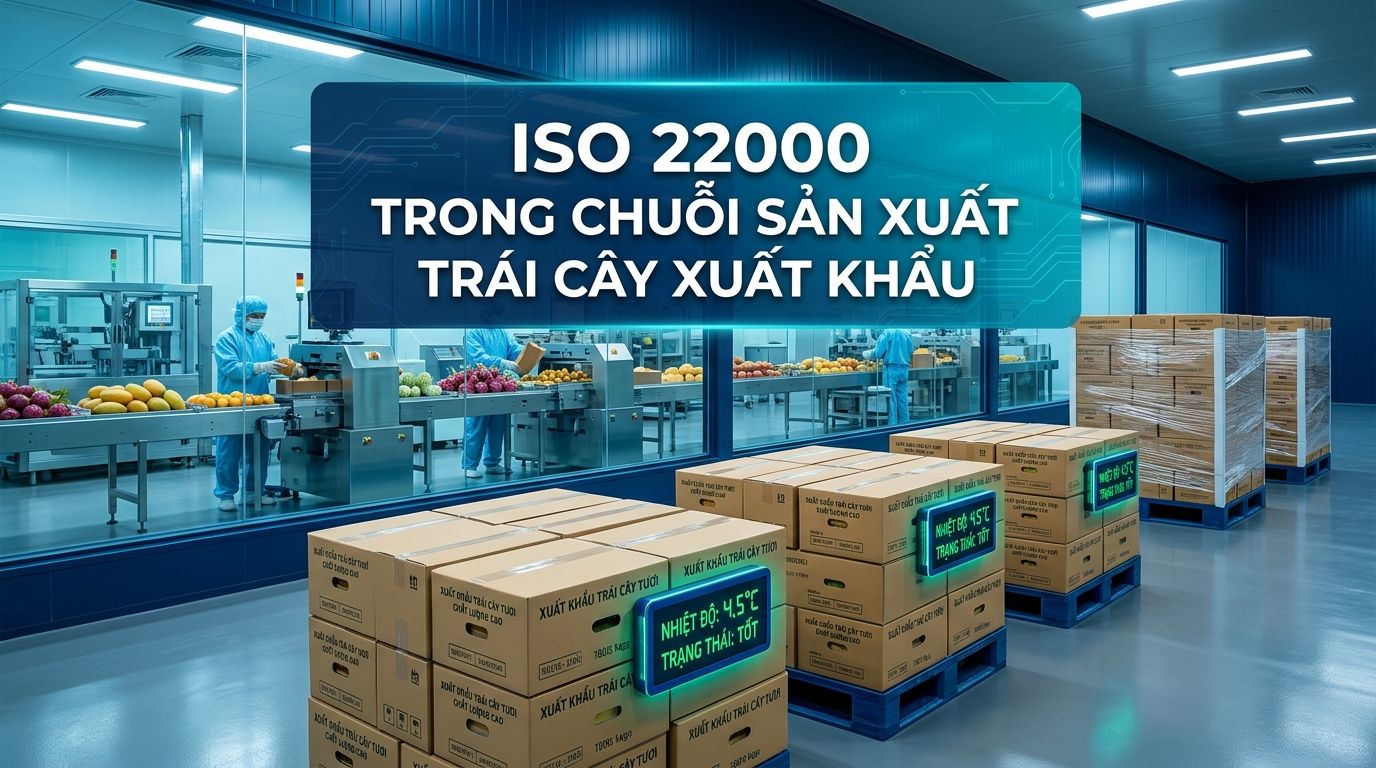 ISO 22000 trong chuỗi sản xuất trái cây xuất khẩu