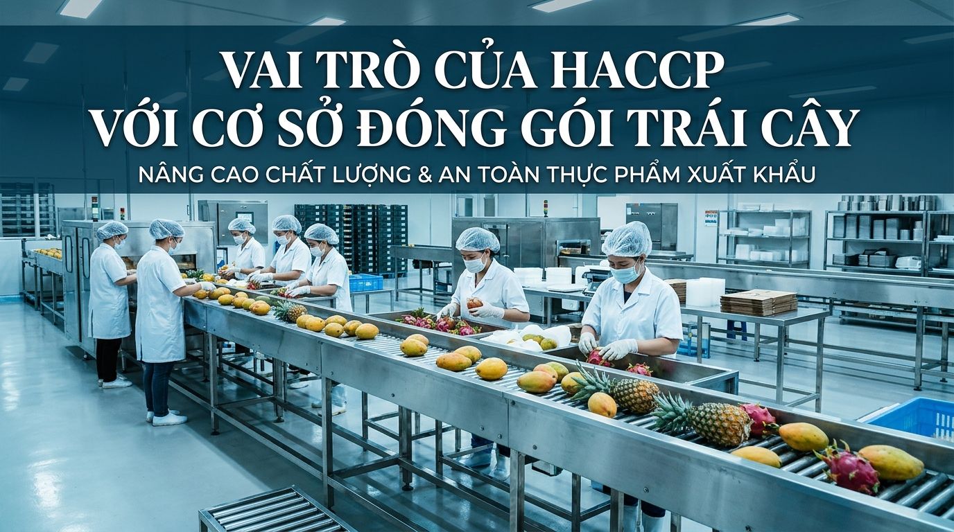 Vai trò của HACCP với cơ sở đóng gói trái cây